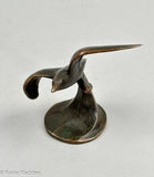 Vintage Bronze Seagull Sculpture by William F. Boogar Jr.