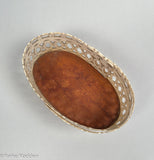 Antique Scrimshaw Panbone Basket