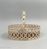 Antique Scrimshaw Panbone Basket