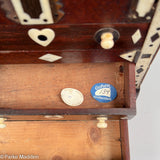 Magnificent Antique Scrimshaw Sewing Chest