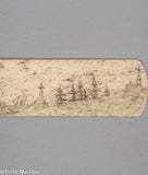 Antique Scrimshaw Busk Nantucket Harbor