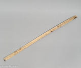 Antique Scrimshaw Whalebone 2' Ruler
