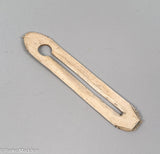 Rare Scrimshaw Whalebone Button Polisher