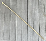 Antique Scrimshaw Whalebone Walking Stick
