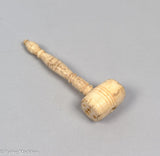 Antique Scrimshaw Miniature Gavel