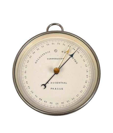 Antique Holosteric Barometer -  A.Rosenthal, Prague