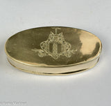 Antique 19th C. Dutch Brass Tobacco Box