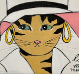Maggie Meredith "Love" Chic Cat Portrait