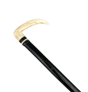 Antique Scrimshaw Cane from Martha's Vineyard