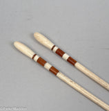 Pair of Antique Scrimshaw Knitting Needles