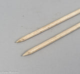 Pair of Antique Scrimshaw Knitting Needles
