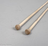 Antique Scrimshaw Whalebone Knitting Needles