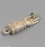Antique Scrimshaw Hand Charm