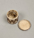 Antique Bone Drum Box