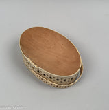 Antique Scrimshaw Panbone Basket