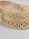 Antique Scrimshaw Panbone Basket