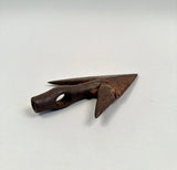Rare Antique C. Randall Detachable Double Flue Harpoon Head