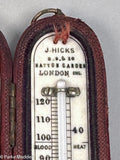 Antique J. Hicks Pocket Thermometer