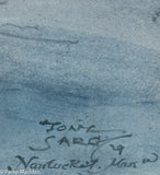 Vintage Petticoat Row Nantucket Print by Tony Sarg