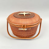 Vintage Nantucket Basket Purse by Stanley Roop 1964