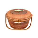 Vintage Nantucket Basket Purse by Stanley Roop 1964