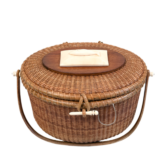 Vintage Nantucket Basket Purse by Leichter