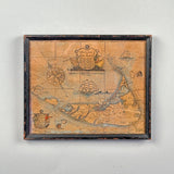 Antique Map of Nantucket by Austin Strong