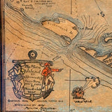 Antique Map of Nantucket by Austin Strong