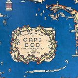 Vintage 1937 Jack Atherton Pictorial Map of Cape Cod