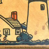 Vintage 1937 Jack Atherton Pictorial Map of Cape Cod