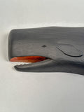Carved Sperm Whale by Clark Voorhees
