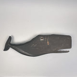 Carved Sperm Whale by Clark Voorhees