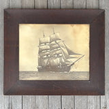Antique Photograph Whaleship Canton 1909