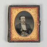 Antique Ambrotype Nantucket Whaling Captain Joseph Mitchell