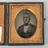 Antique Tin Type of Nantucket Whaling Captain Henry Coleman
