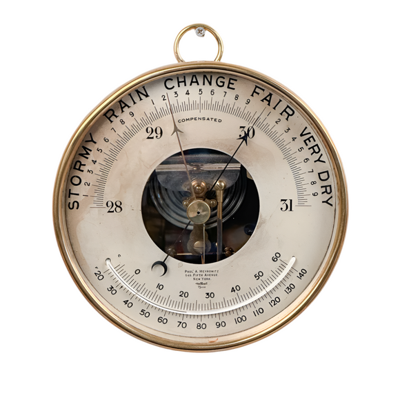 Antique Tycos / Meyrowitz NY Aneroid Barometer