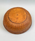 Antique Nantucket Basket with Heart Handles