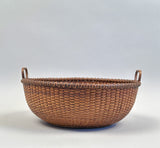 Antique Nantucket Basket with Heart Handles
