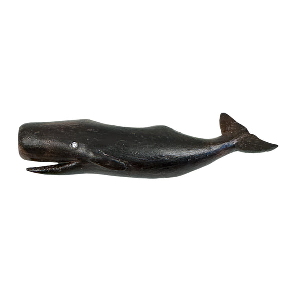 Nantucket Basket Ornament - Ebony Sperm Whale