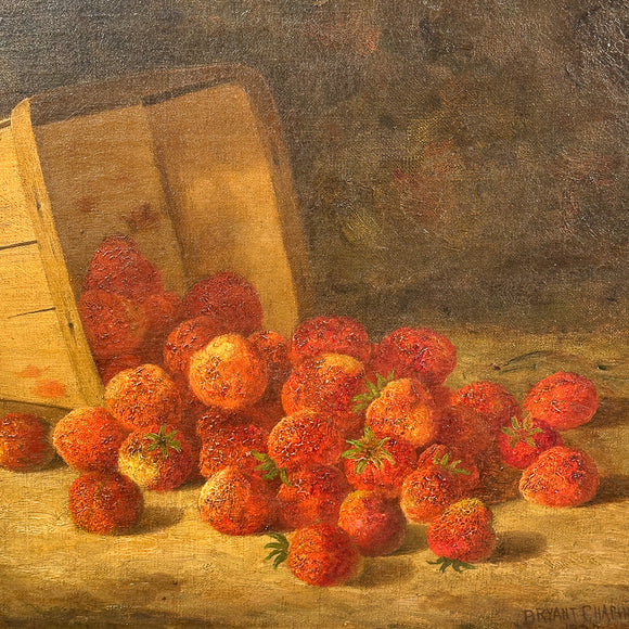 Basket of Strawberries Painting by Bryant Chapin
