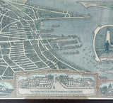 Nantucket Sunrise Birdseye View Map by Bryan & Royster