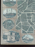 Nantucket Sunrise Birdseye View Map by Bryan & Royster