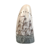 Vintage Scrimshaw Tooth by Robert Spring