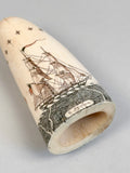 Vintage Scrimshaw Tooth by Robert Spring