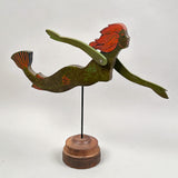 Antique Mermaid Whirligig