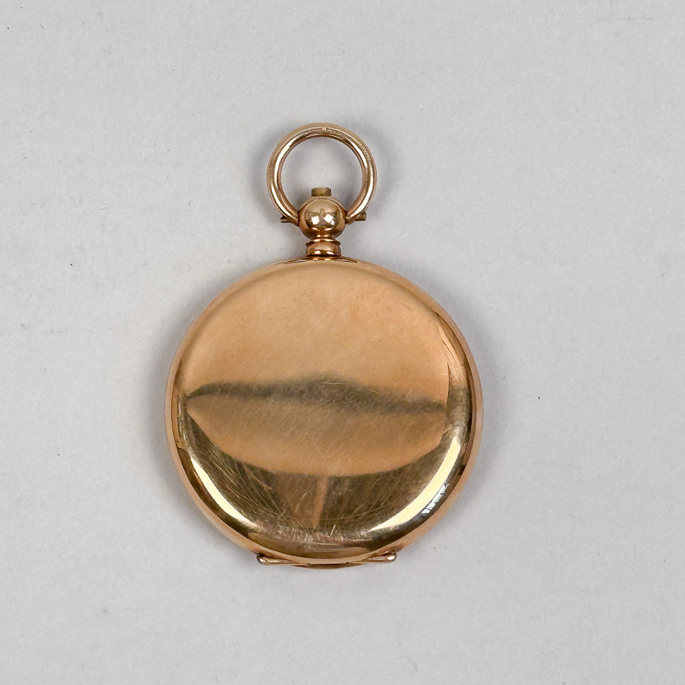 Antique 14k Gold Longines Pocket Compass – Paul Madden Antiques, image size:1000x1000