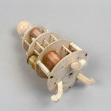 Rare Antique American Scrimshaw Sewing Caddy