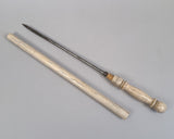 Antique Scrimshaw Night Stick with Dagger