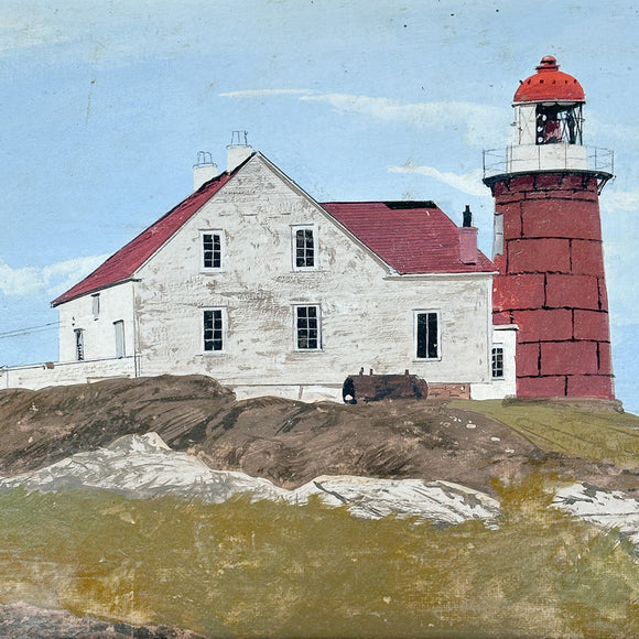 Ferryland Lighthouse Painting by John Austin