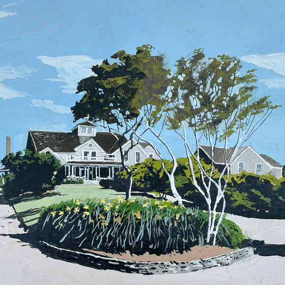Nantucket Quidnet Home Painting by John Austin